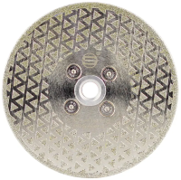 Алмазный диск с фланцем 125*М14 (гальванический) Strong СТД-19400125